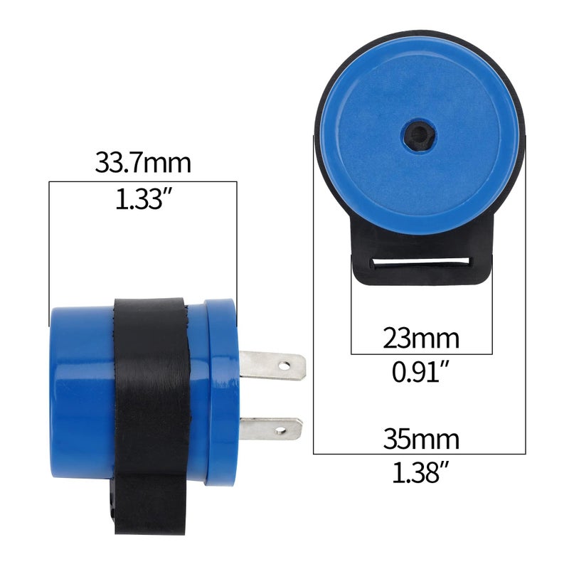 RUTU 6V 12V Motorcycle Flasher 2 Pin Relay Turn Signal Indicator with Beeper Water Proof - Image 4